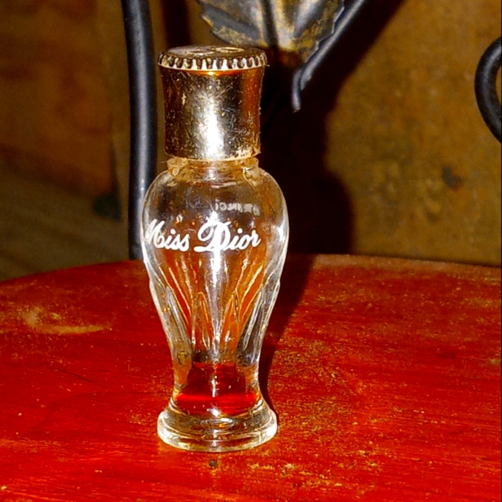 Vintage Miniture Dior Perfume Bottle